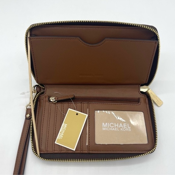 Michael Kors Medium Jaycee Zip Packet Backpack & Phone Case Wallet Wristlet - Picture 11 of 12